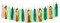 Sage-Green Pink-Gold Party-Decorations Tassel Garland - 20pcs Bachelorette Engagement Baby Bridal Shower Tassels Streamers Rustic Wedding Jungle Birthday Party Spring Decor